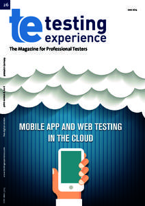 26  June 2014 The Magazine for Professional Testers