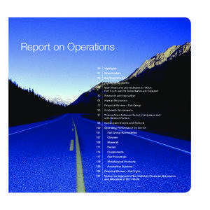 Report on Operations 30