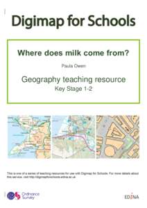 Where does milk come from? Paula Owen Geography teaching resource Key Stage 1-2