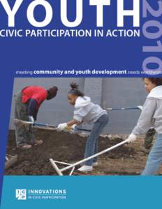 2010  YOUTH CIVIC PARTICIPATION IN ACTION