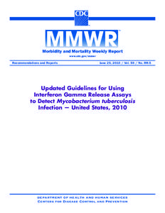 Morbidity and Mortality Weekly Report www.cdc.gov/mmwr Recommendations and Reports	  June 25, 2010 / Vol[removed]No. RR-5