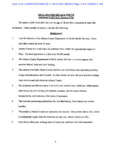 Case: 2:14-cv[removed]PCE-NMK Doc #: 18-22 Filed: [removed]Page: 1 of 6 PAGEID #: 449  Case: 2:14-cv[removed]PCE-NMK Doc #: 18-22 Filed: [removed]Page: 2 of 6 PAGEID #: 450 Case: 2:14-cv[removed]PCE-NMK Doc #: 18-22 Filed: 0