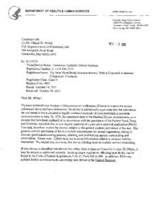 Health / Food law / Pharmaceuticals policy / Medical equipment / Medical device / Medical technology / Premarket approval / Center for Devices and Radiological Health / Title 21 of the Code of Federal Regulations / Medicine / Food and Drug Administration / Technology