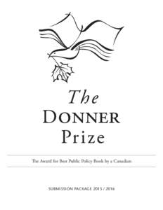 Donner Prize / Publishing