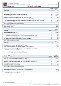 Resume statistique - Orlu