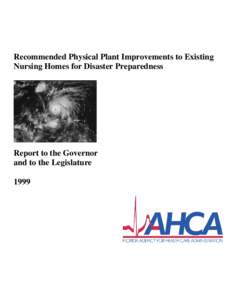 Recommended Physical Plant Improvements to Existing Nursing Homes for Disaster Preparedness