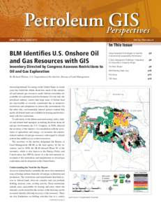 Petroleum Perspectives GIS ESRI • Winter Spring[removed]