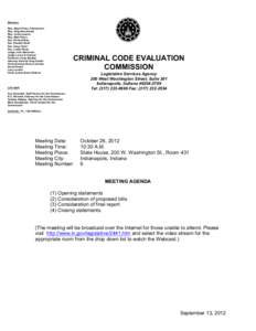 NT[removed]Criminal Code Evaluation Commission