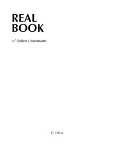 REAL BOOK of Robert Linnemann    