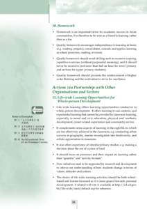 10. Homework • Homework is an important factor for academic success in Asian communities. It is therefore to be seen as a friend to learning rather than as a foe. • Quality homework encourages independence in learnin