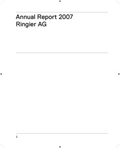 Annual Report 2007 Ringier AG 1  Contents