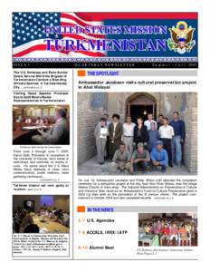 ISSUE 3  QUARTERLY NEWSLETTER The U.S. Embassy and State Border Guard Service Mar itime Br igade of