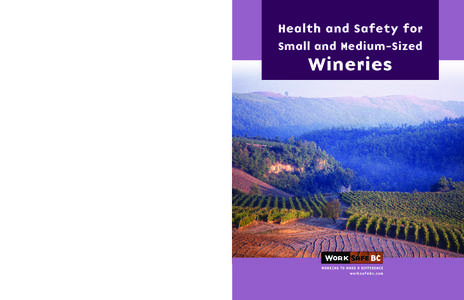 Health and Safety for Small and Medium-Sized Wineries[removed]