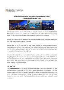 Victoria Harbour / Michelin Guide / Nobu Matsuhisa / Alain Ducasse / Hospitality industry / Mandarin Oriental /  Hong Kong / Island Shangri-La /  Hong Kong / Mandarin Oriental Hotel Group / Food and drink / Hong Kong