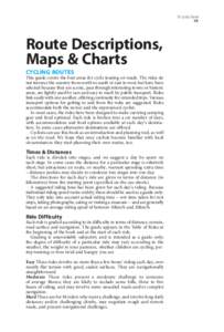 © Lonely Planet 19 Route Descriptions, Maps & Charts CYCLING ROUTES