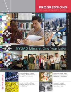 PROGRESSIONS  New York University Libraries Newsletter VOL.21, NO.2