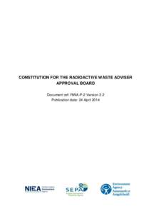 RWA Approval Board constitution