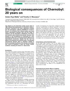 ARTICLE IN PRESS Review TRENDS in Ecology and Evolution  Vol.xx No.xx Month2006