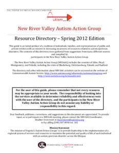 Rappahannock – Rapidan Autism Action Group