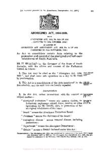 Aborigines Act Amendment Act 1939