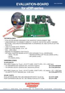 EVALUATION-BOARD for eDIP-series Issue[removed]L!