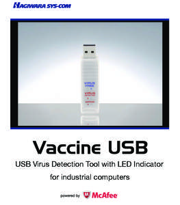 USB Virus Detection Tool with LED Indicator for industrial computers 