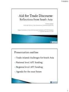 [removed]Ratnakar Adhikari South Asia Watch on Trade, Economics and Environment (SAWTEE)  Regional Consultation on Road to Bali: South Asia’s Priorities for the 9th WTO Ministerial