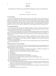 New Statutes and Special Ordinances of the University of Cambridge[removed]Statute C