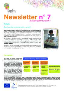 Newsletter n° 7 News January 2017/JuneBabyLux, the next step is the market!