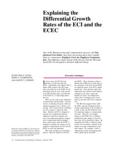 Explaining the Differential Growth Rates of the ECI and the ECEC