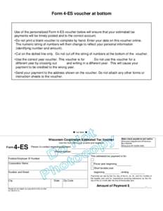 2014 Form 4-ES with Specifications