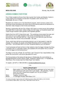 Microsoft Word - GREEN HOMES FOR RYDE.doc