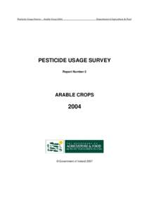 Microsoft Word - Pesticide Usage Survey No2 2004 _Arable_.doc