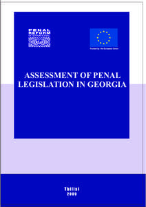 Microsoft Word - Assessment of Penal Legislation in Georgia.doc