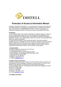 Microsoft Word - PAIA Manual 2 April 2007.doc