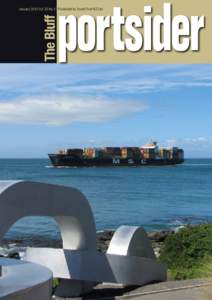 Bluff /  New Zealand / Fiordland / Gearbulk / Container ship / South Island / Aluminium / Manapouri / Geography of New Zealand / Geography of Oceania / Tiwai Point