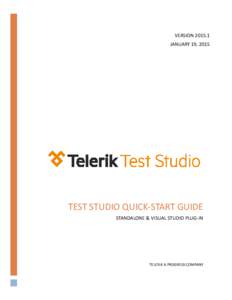 Test Studio Quick-Start Guide