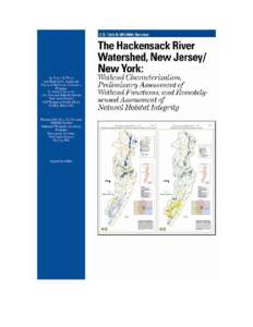 Hackensack River Watershed, New jersey/New York