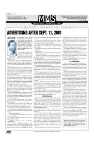 8 • R&R January 18, 2002 “I have learned that you can’t have good advertising without a good client and that you can’t keep a good client without good advertising.” — Leo Burnett