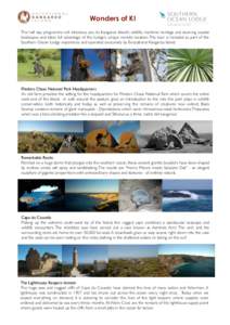 South Australia / Flinders Chase National Park / Cape du Couedic / Kangaroo Island / Geography of Australia / States and territories of Australia