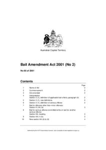 Bail Amendment Act[removed]No 2)