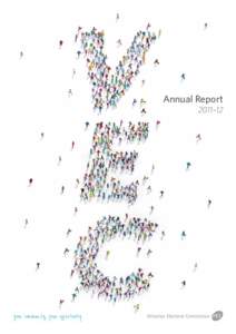 Annual Report 2011–12 Your community, Your opportuniTy  Letter of transmittal