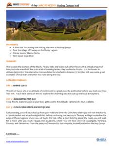 Geography of Peru / South America / Machu Picchu / Huchuy Qosqo / Ollantaytambo / Sacred Valley / Cusco / Inca Empire / Huayna Picchu / Archaeological sites in Peru / Inca / Americas