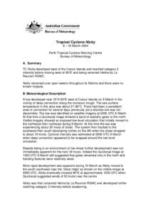 2003–04 South-West Indian Ocean cyclone season / 2007–08 Australian region cyclone season