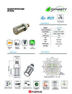 Dynasty® LED Omni Light 801 Series Warranty 5