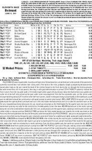 1ô MILES[removed]143RD RUNNING OF THE BELMONT. Grade I. Purse $1,000,000 FOR THREE YEAR OLDS. By subscription of $600 each, to accompany the nomination, if made on or before January 22, 2011, or $6,000, if made on or before March 26, 2011. At any time prior to the closing time of entries, horses may