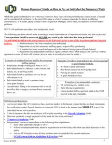 Temporary work / Business / Fair Labor Standards Act / Private law / Independent contractor / Government procurement in the United States / Permatemp / Employment classifications / Human resource management / Business law