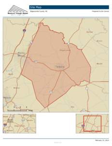 Site Map Edgecombe County, NC Prepared by Bo Carson  February 19, 2014