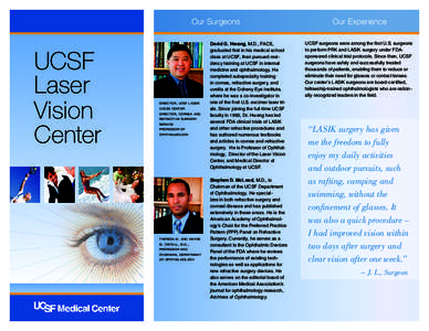 Our Surgeons  Ucsf Laser Vision Center