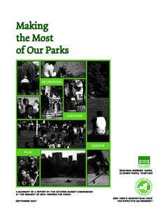 New York / New York City Department of Parks and Recreation / Freshkills Park / Urban park / The Bronx / Central Park Conservancy / Queens / Staten Island / Brooklyn / Boroughs of New York City / New York City / Geography of New York